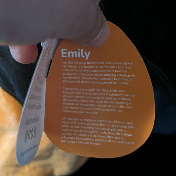 Emily The Bat in Pumpkin 10” Halloween Squishmallow Treat Pail - Picture 3 of 7